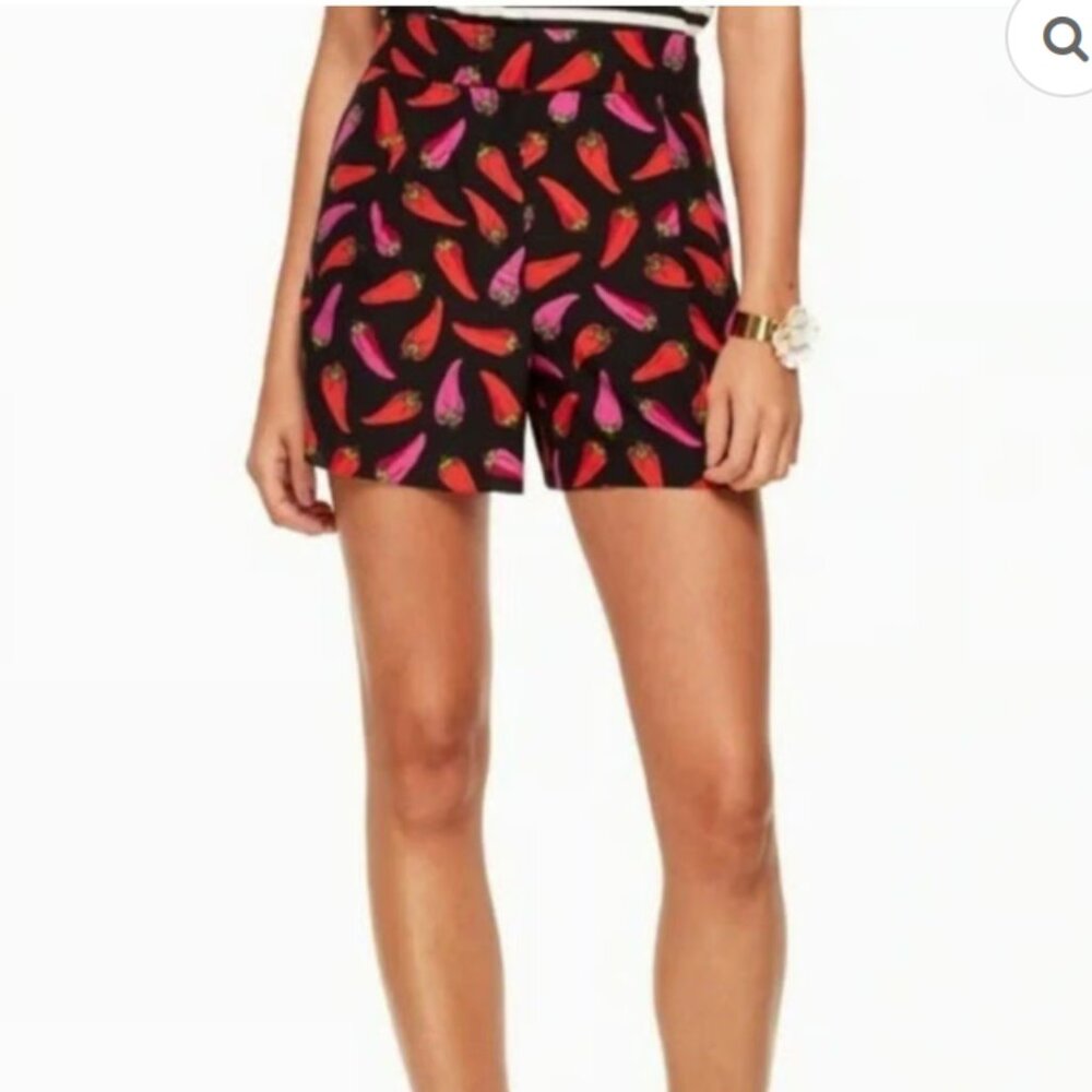 Kate Spade Hot Pepper Fluid Silk Short